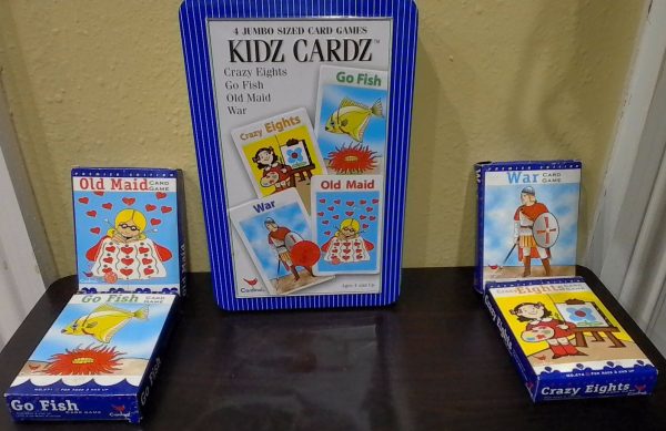 Kidz Cardz 4 JUMBO sized card games